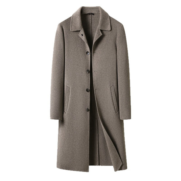 Herren eleganter Wollmantel Drune