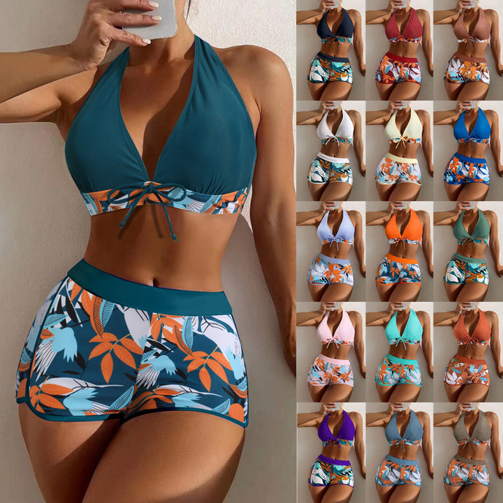 Damen Sportliches Bikini-Set mit verdecktem Bauch Drune