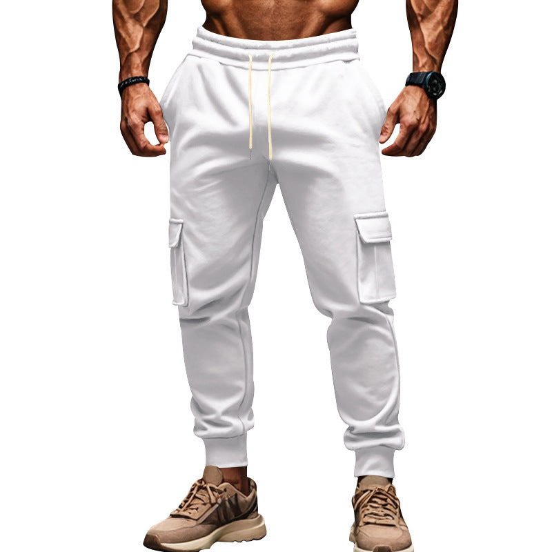 Herren nan Thermo-Cargojogginghose mit Fleecefutter elastischem Bund und großen Cargotaschen Drune