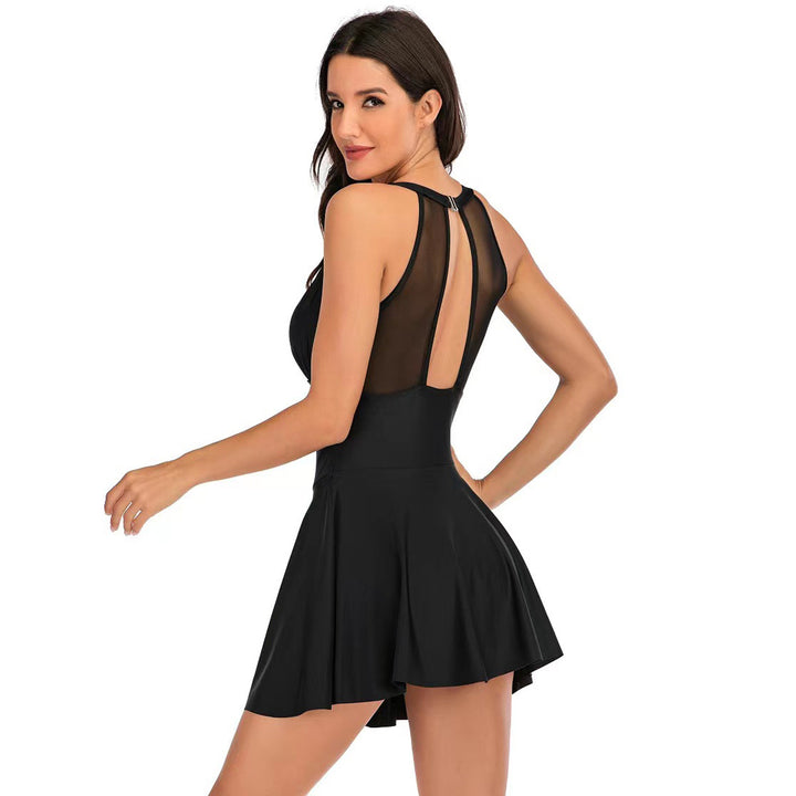 Damen Tankini mit fließendem Rock und unterstützendem Oberteil Drune