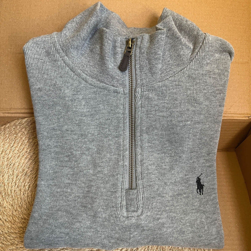 Damen Sportlicher Pullover mit Stehkragen Drune