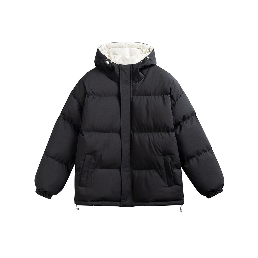 Damen Wattierte Kapuzen‑Steppjacke im Oversize‑Pufferschnitt mit Tunnelzugbund Drune
