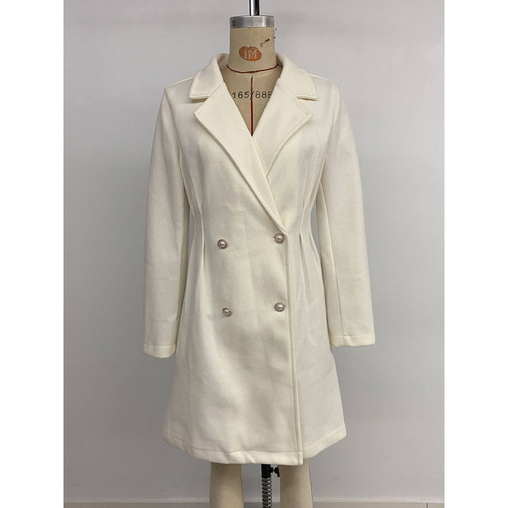 Damen Eleganter Doppelreihiger Kurzblazer Drune