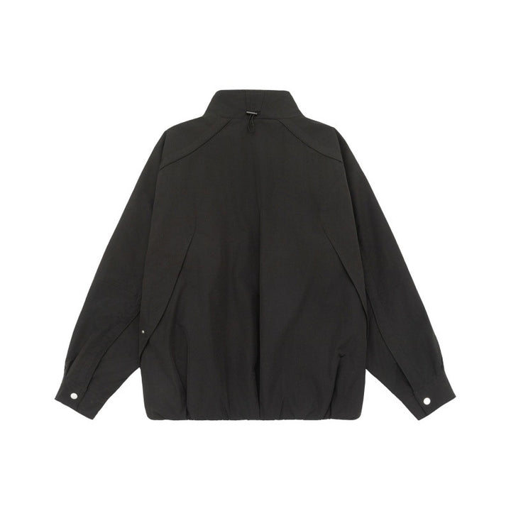 Damen Leichte Raglan-Bomberjacke mit Stehkragen und elastischem Saum Drune