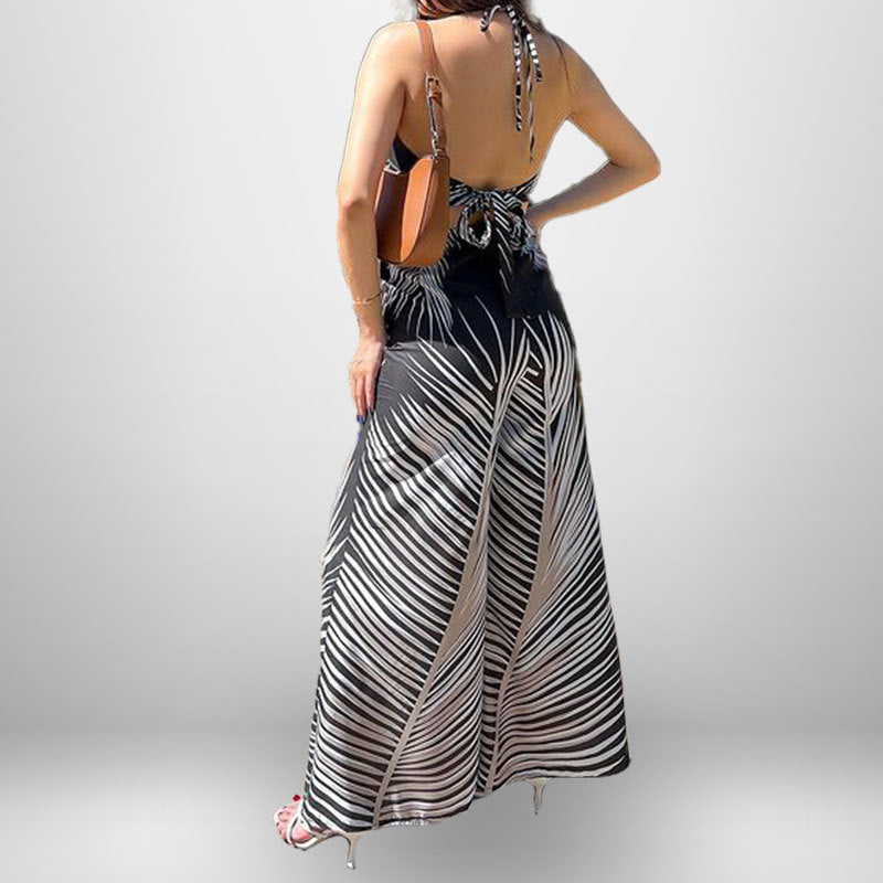 Damen Jumpsuit mit aufregenden Cut-Out-Details und elegantem Wickeloberteil Drune