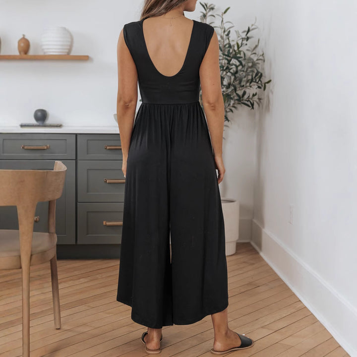 Damen Elegantes Maxikleid mit fließendem Schnitt Drune