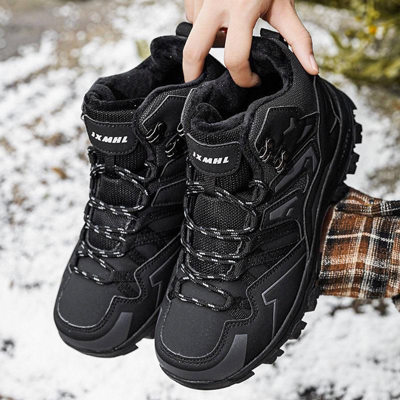 Damen Mid-Cut Trekkingboots mit wasserabweisendem Mesh und griffiger Trail-Profilsohle Drune