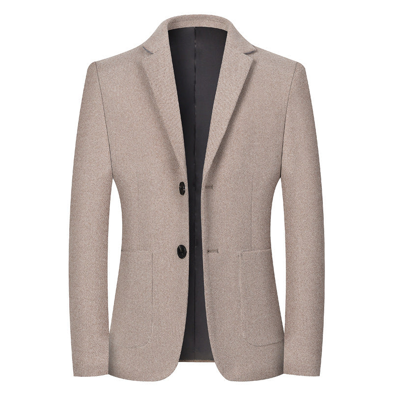 Herren Klassischer Blazer aus hochwertigem Materialmix Drune