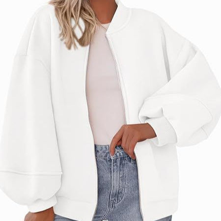 Damen Oversized Sweaterjacke Drune