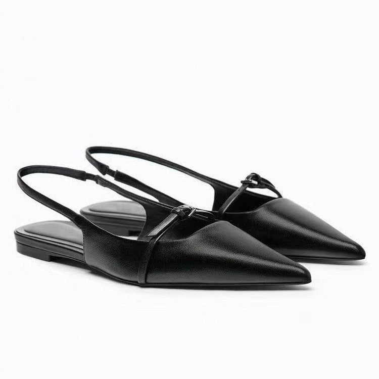 Damen elegante Slingback Ballerinas Drune