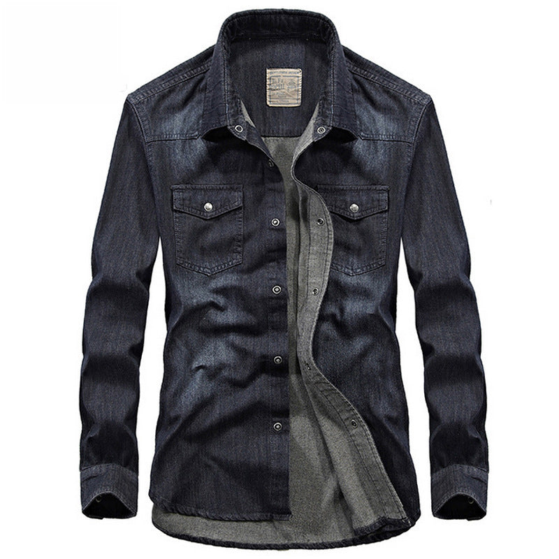 Herren Jeanshemd Drune