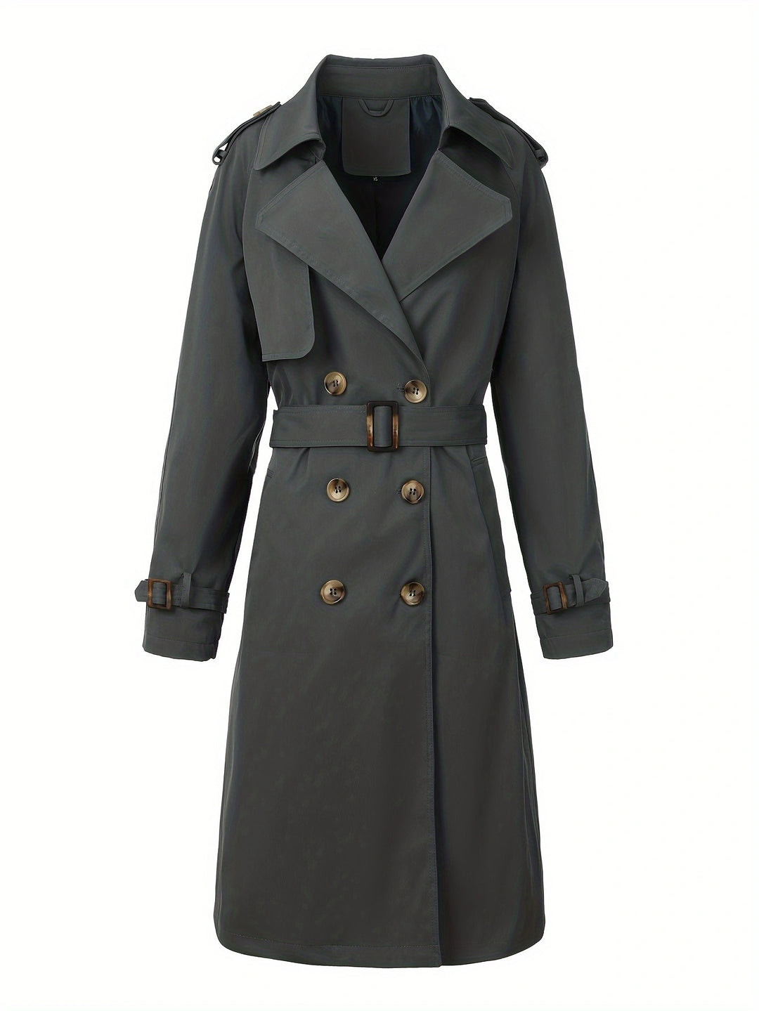 Damen Modischer und eleganter Trenchcoat Drune