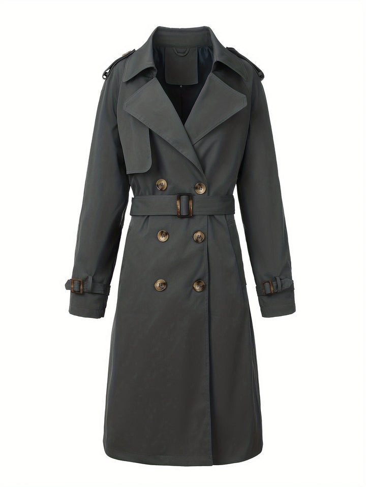 Damen Modischer und eleganter Trenchcoat Drune