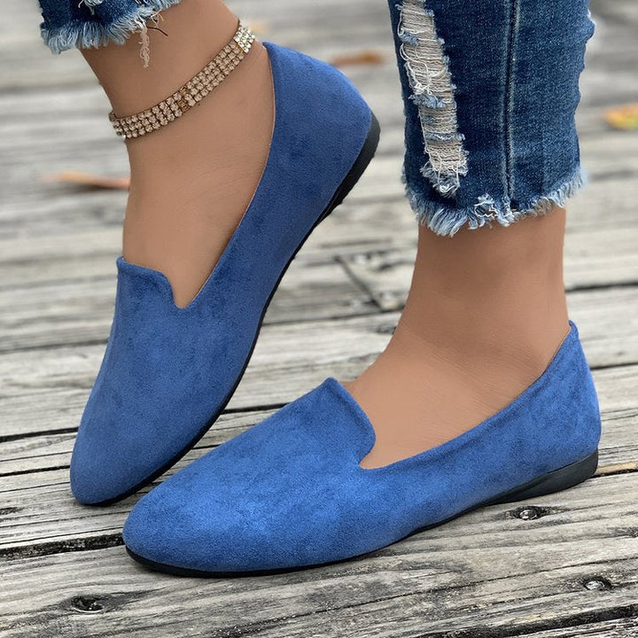 Damen Mokassins aus hochwertigem Wildleder mit elegantem Schnitt Drune