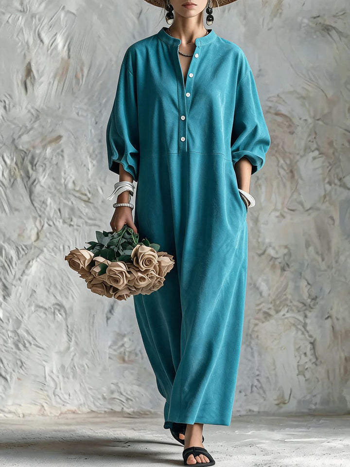 Damen Lässiges Maxikleid Drune
