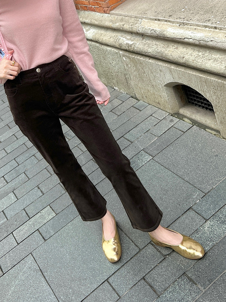 Damen Bequeme und stilvolle Stoffhose Drune