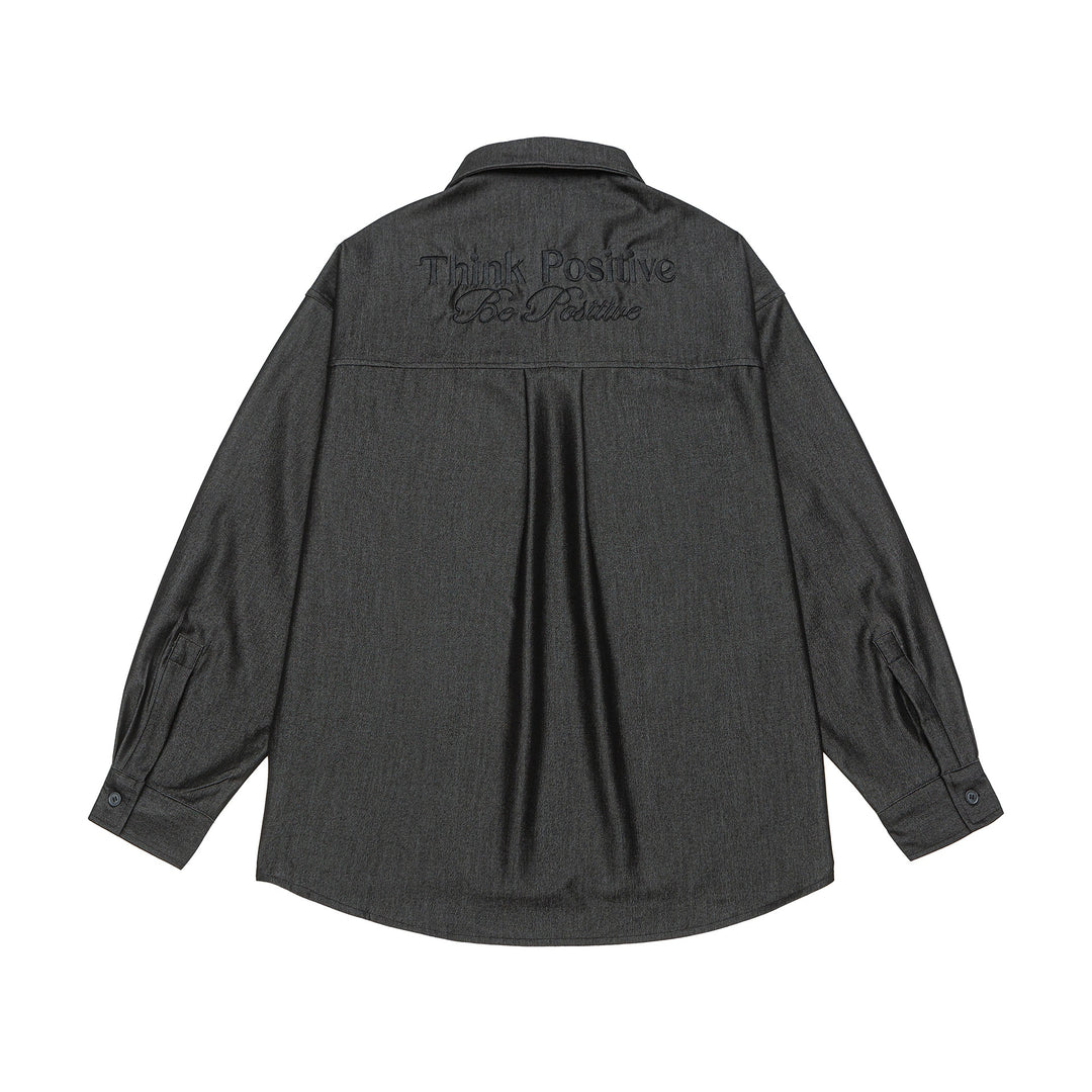 Herren Overshirt aus schwerer Twill‑Qualität mit verdeckter Knopfleiste und Brusttaschen Drune