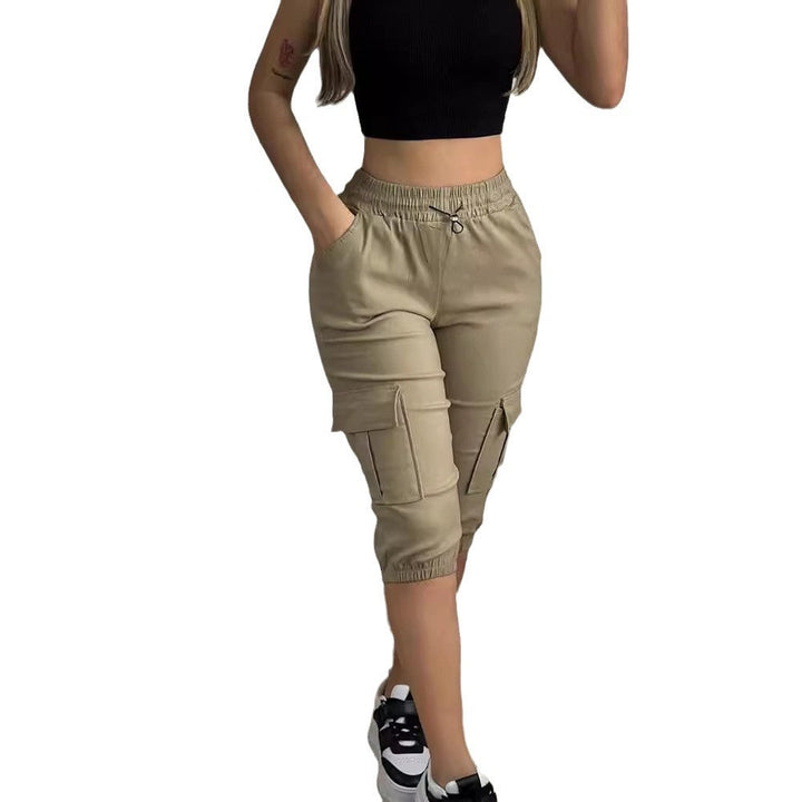 Damen Cargo-Jogginghose mit praktischen Taschen und elastischem Bündchen Drune