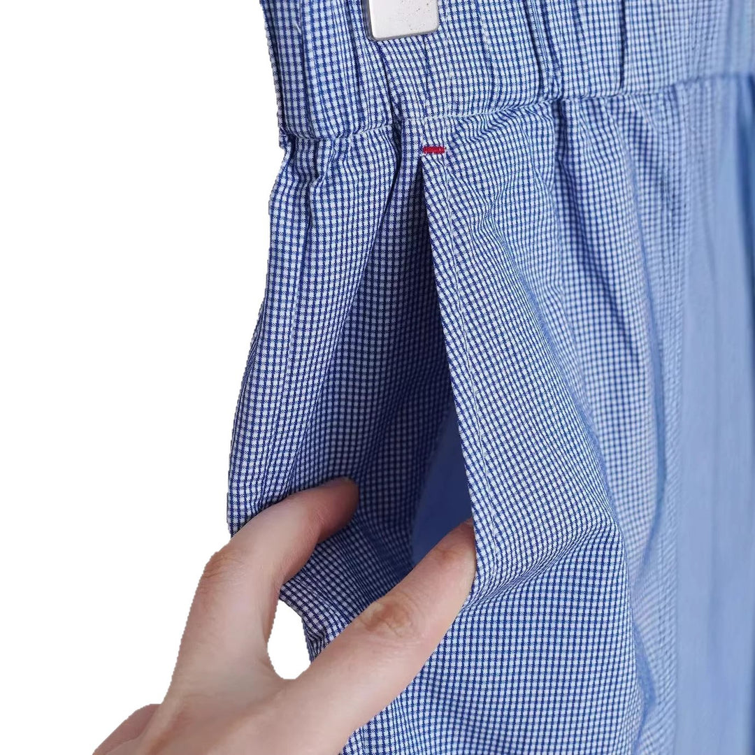 Damen Weit geschnittene Baumwollhose Drune