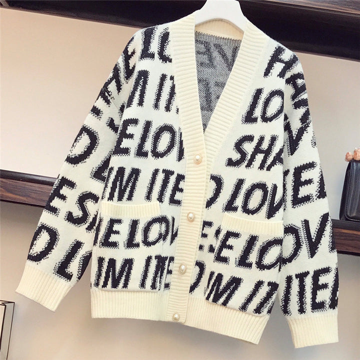 Damen lässiger Strickcardigan Drune