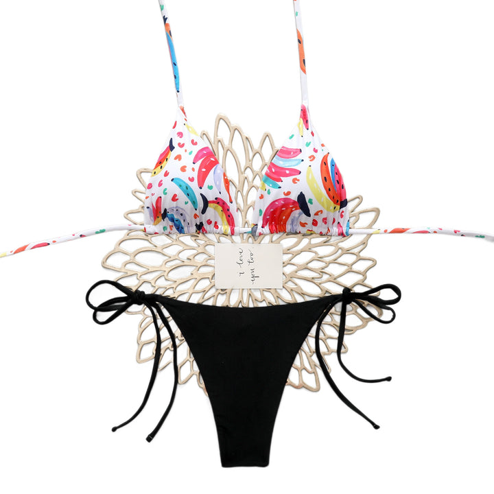 Damen Verspieltes Triangel-Bikini-Set Drune