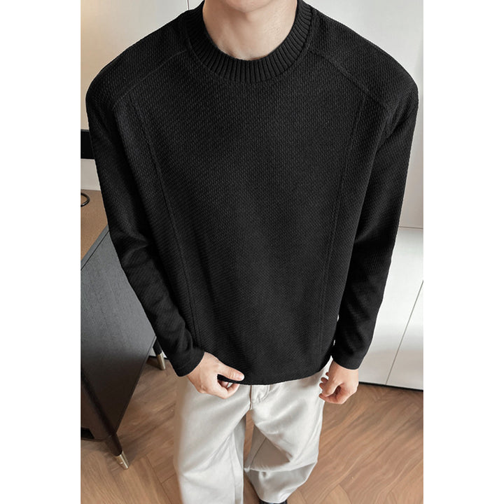 Herren Strickpullover mit strukturiertem Design Drune