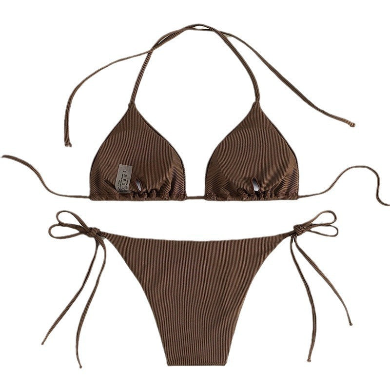 Damen Triangel-Bikini mit verstellbarem Halter und schmeichelndem Schnitt Drune