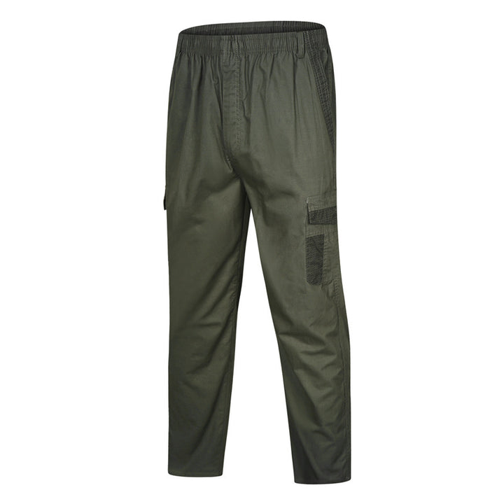 Herren Cargohose mit elastischem Bund, Mesh-Einsätzen und Multifachtaschen Drune