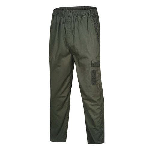 Herren Cargohose mit elastischem Bund, Mesh-Einsätzen und Multifachtaschen Drune