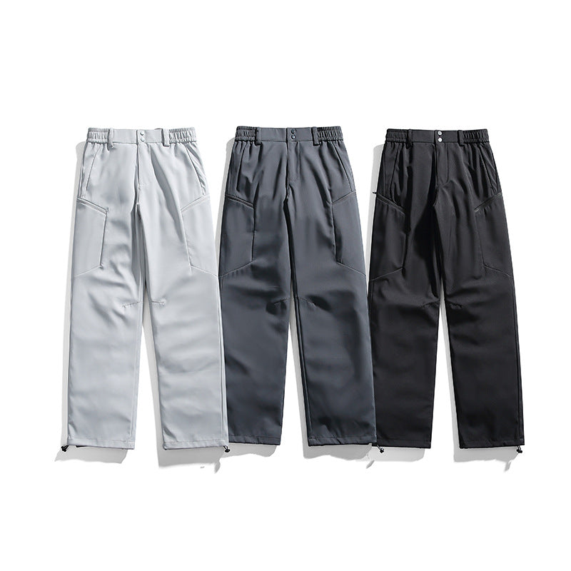 Herren Funktionale Cargo-Hose mit elastischem Bund und verstellbarem Saum Drune