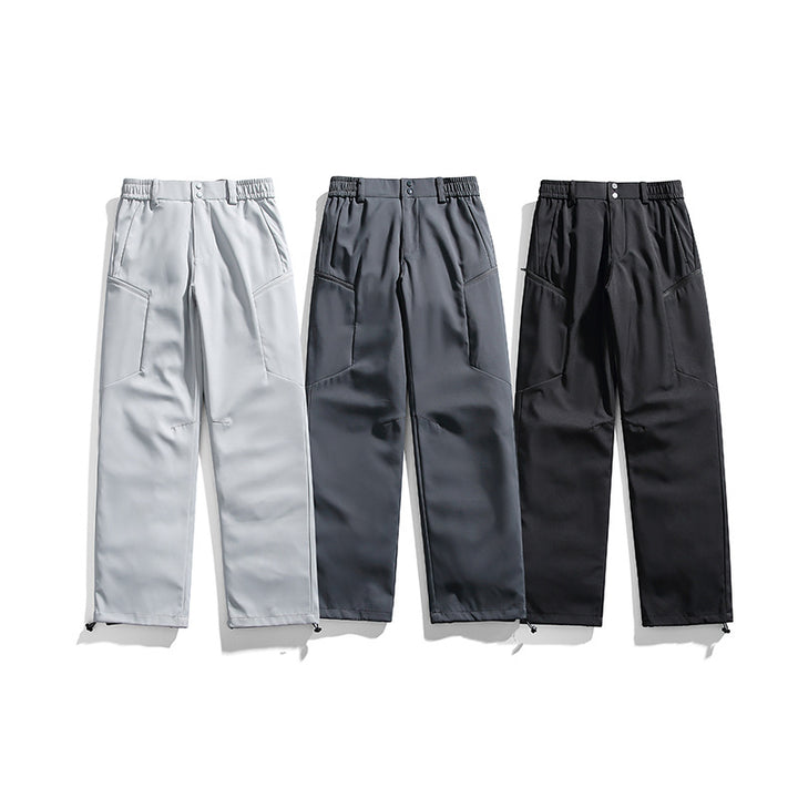 Herren Funktionale Cargo-Hose mit elastischem Bund und verstellbarem Saum Drune