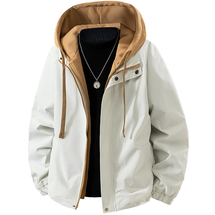 Herren technische Kapuzen-Softshelljacke mit verstellbarer Kapuze und Utility-Taschen Drune