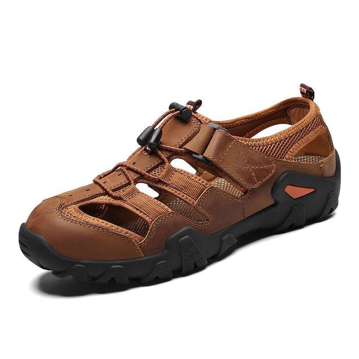 Herren Sportliche Sandalen mit atmungsaktiver Oberflächenstruktur und rutschfester Sohle Drune
