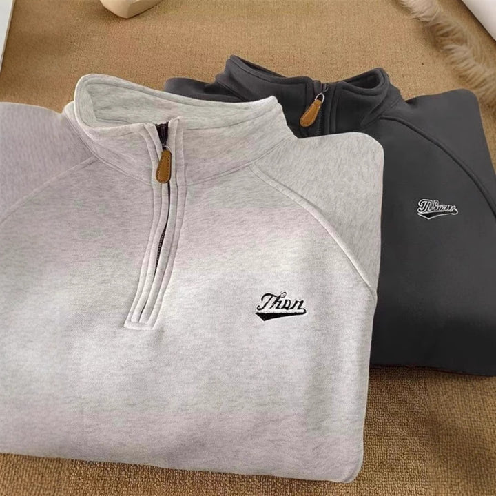 Damen Urbaner Fleece-Pullover mit Stehkragen Drune