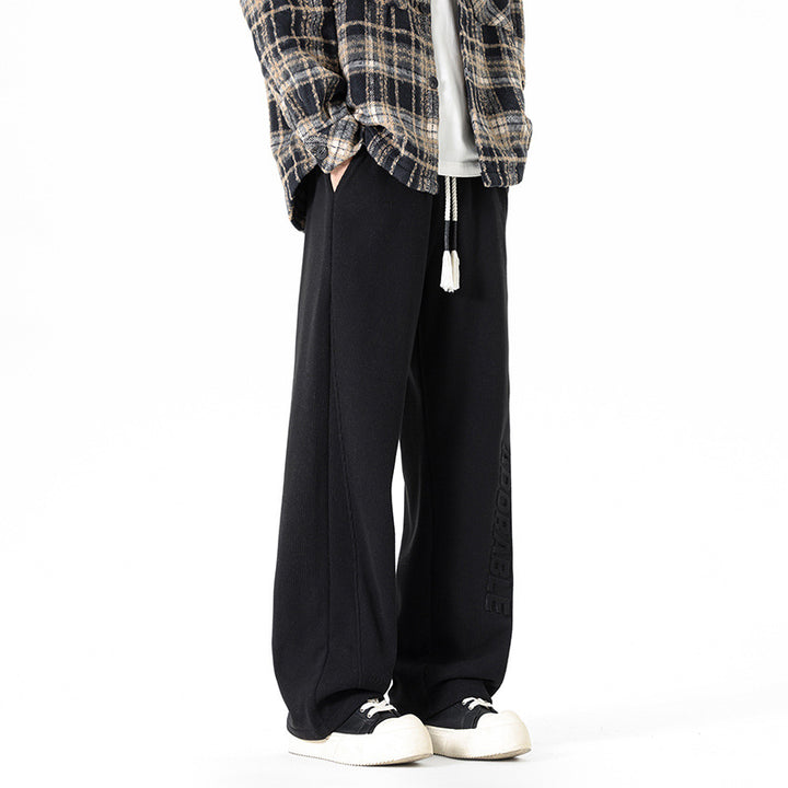 Herren Bequeme und lässige Relaxed Fit Freizeithose