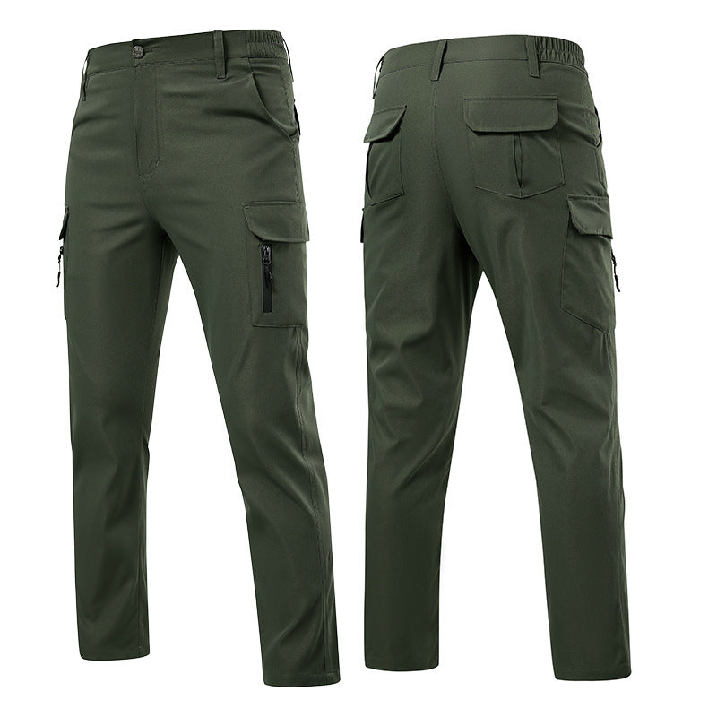Herren Bequeme Cargo-Hose mit elastischen Bündchen Drune