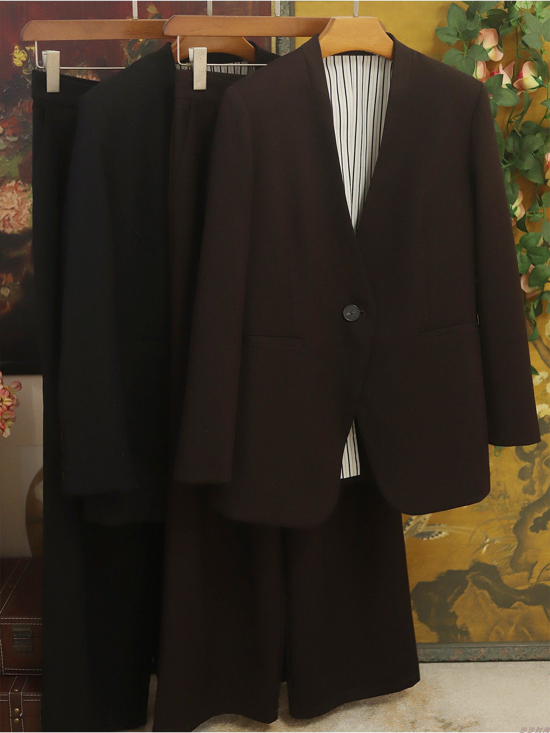 Damen Elegantes Blazer-Set mit schickem Schnitt Drune