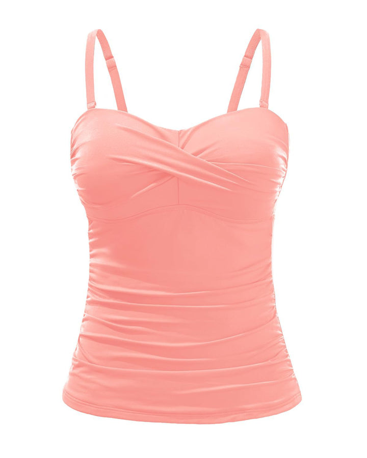 Damen Tankini mit raffiniertem Wickeldesign Drune