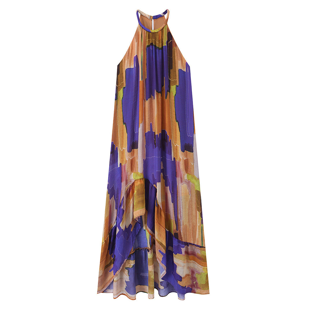Damen Maxikleid mit modernem Farbverlauf Drune