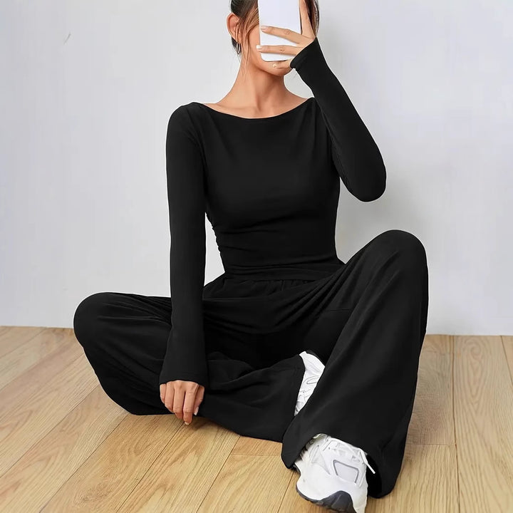 Damen lässiges Mix & Match Lounge-Set Drune