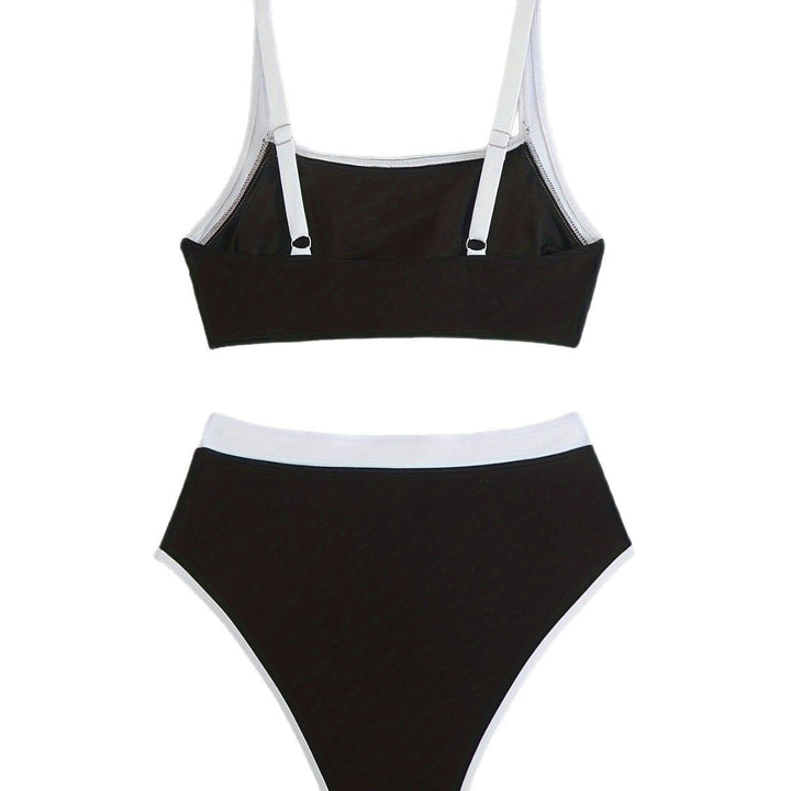Damen Bikini-Set mit sportlichem Schnitt und hohem Taillenslip Drune