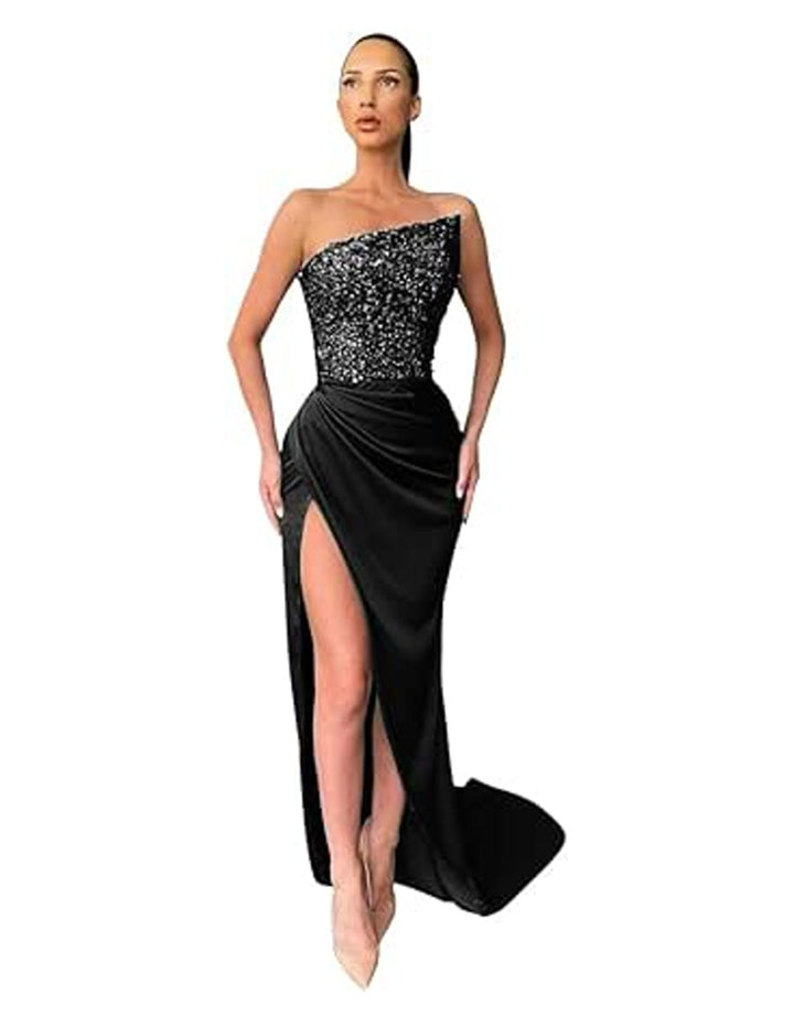 Drune | Elegantes mittellanges Abendkleid