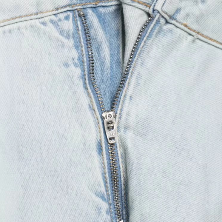 Damen Weite Jeans im lässigen Windbreaker-Stil mit ausgefallenen Nähten Drune