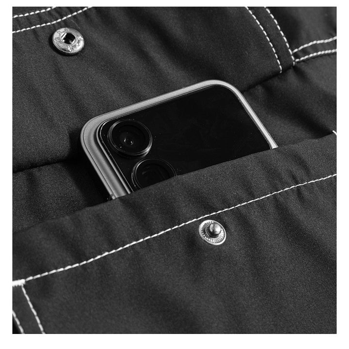 Herren Sportliche Übergangsjacke mit hohem Kragen und praktischen Taschen Drune