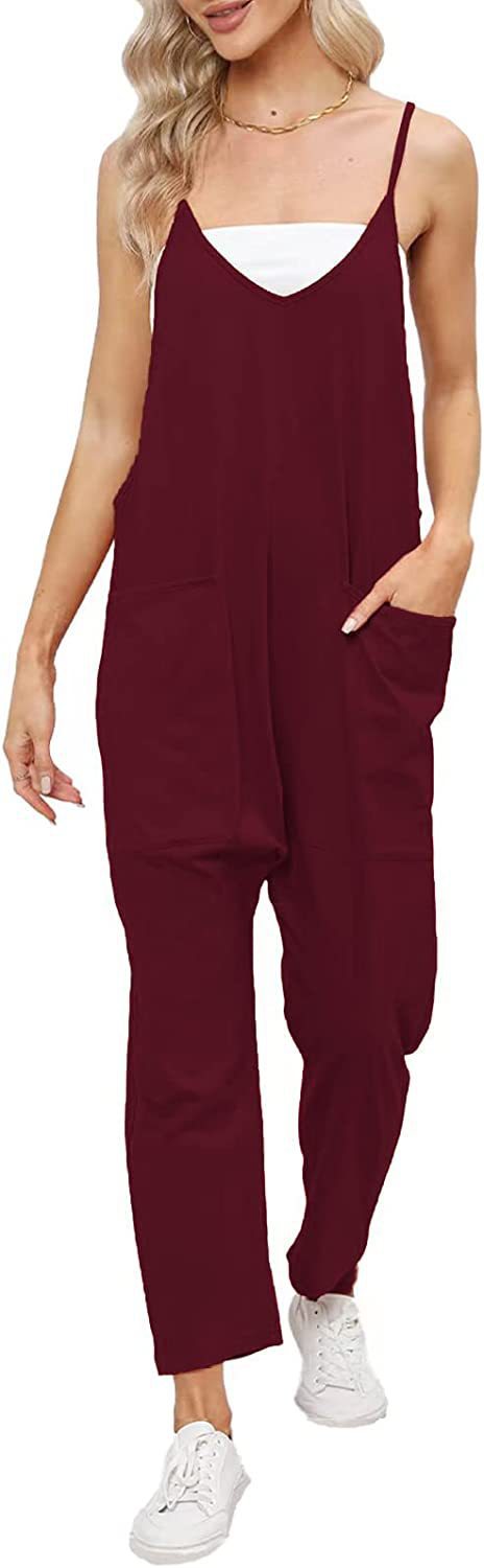 Damen Lässige und bequeme Latzhose Drune