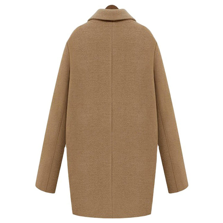 Damen Oversize Wollmix Shortcoat mit gesteppter Innenfütterung und Pattentaschen Drune