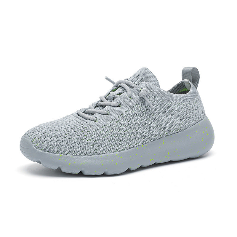 Unisex atmungsaktive Strick‑Slip-On Sneaker mit elastischem Schaft, Zuglasche und gedämpfter Leichtsohle Drune