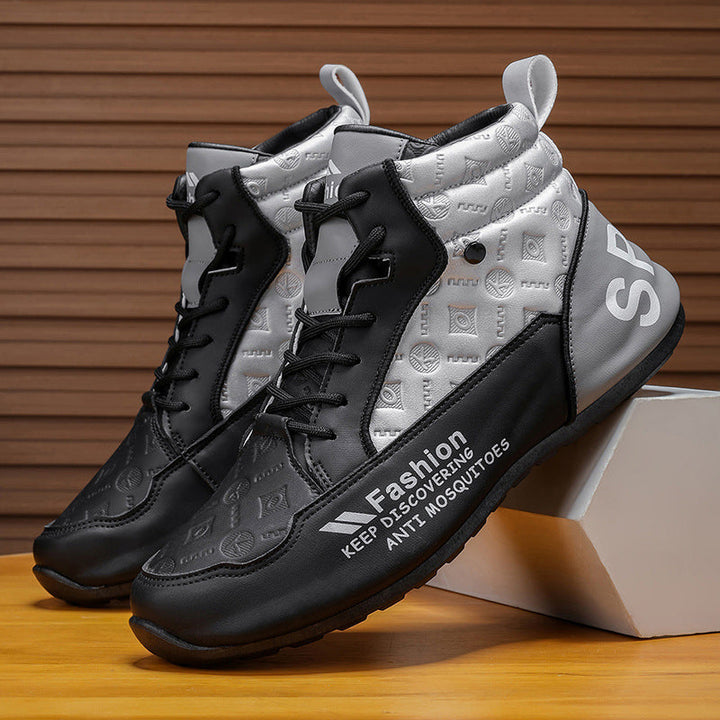 Damen Sportliche High-Top Sneakers mit robuster Sohle und schützendem Material Drune
