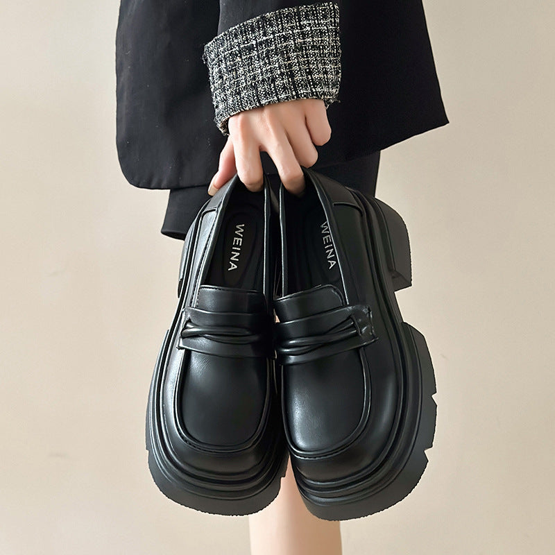 Damen Modische Lederslipper Drune