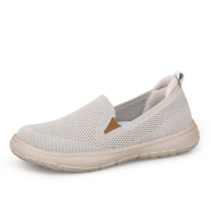 Damen nan nahtloser Strick-Slipper mit ergonomischer Fußbettenkontur und stoßabsorbierender Leichtlaufsohle Drune